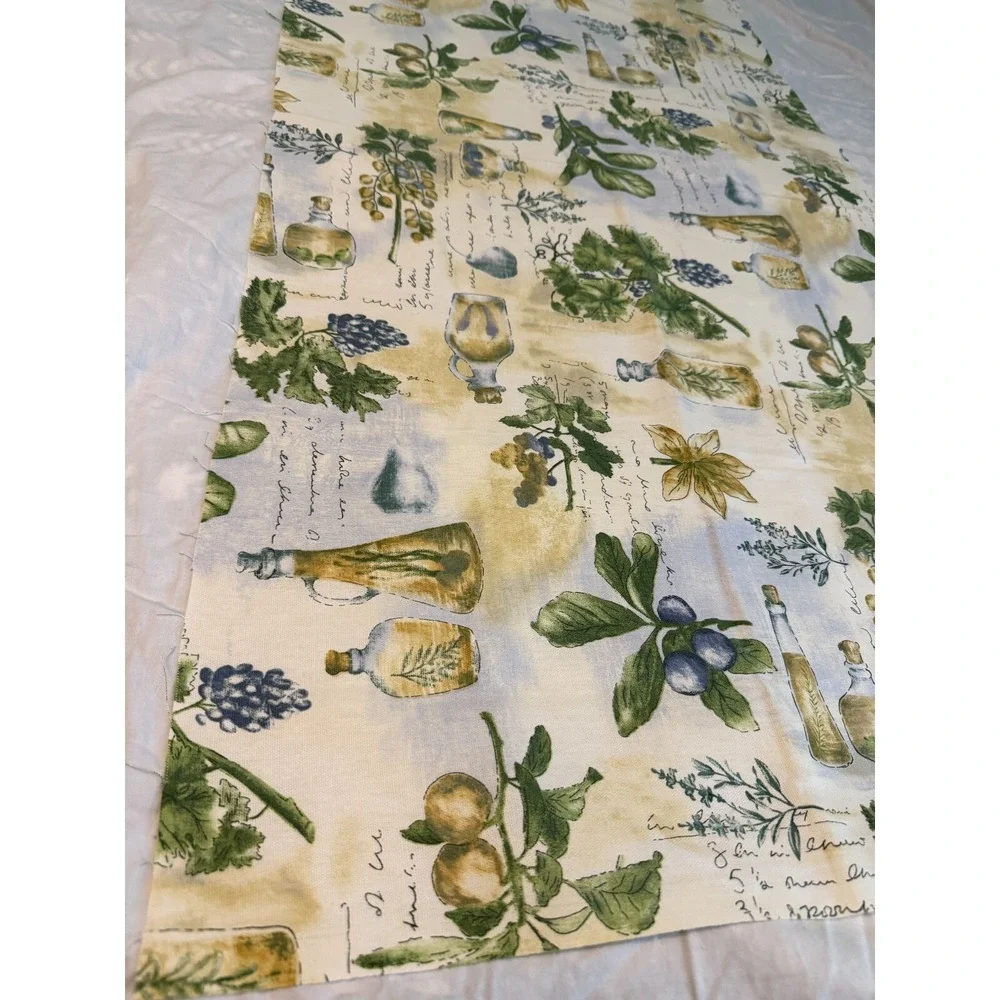VTG new OLIVE Oil GRAPES yellow kitchen‎ Italy design 22